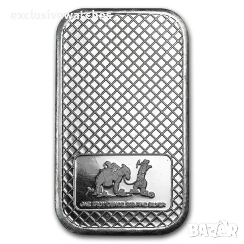 1 тройунция Орел 999 чисто сребро, снимка 2 - Нумизматика и бонистика - 47676362