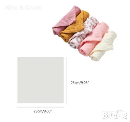 Бебешки хавлии от муселин, снимка 2 - Комплекти за бебе - 47319794