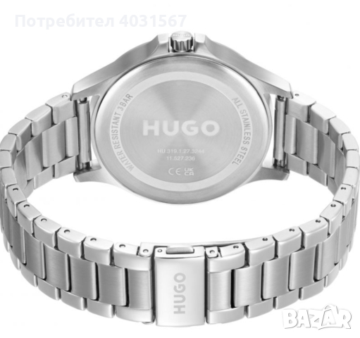 Hugo Boss часовник, чисто нов, оригинален. Неръждаема стомана, снимка 2 - Мъжки - 44783223