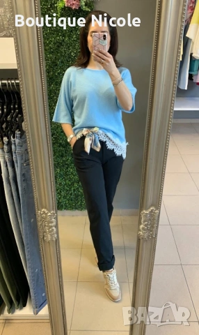 Дамски панталон и блуза , снимка 4 - Комплекти - 53662633