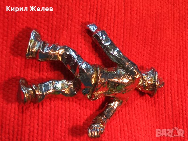 ОЛОВНА ФИГУРКА ЧОВЕЧЕ ПИЯНИЦА МЕТАЛНА СТАТУЕТКА за КОЛЕКЦИЯ ХУДОЖЕСТВЕНА МАЙСТОРСКА РАБОТА 24833, снимка 4 - Колекции - 34485637
