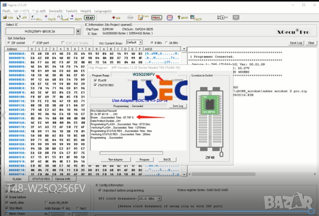 Програматор XGecu PRO Т48, 3-то поколение на TL866, снимка 6 - Друга електроника - 41222613