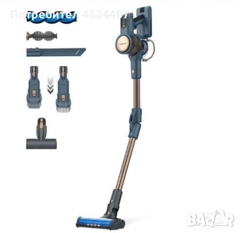 Безкабелна прахосмукачка Taurus Homeland Digital Animal Flex – 15W 