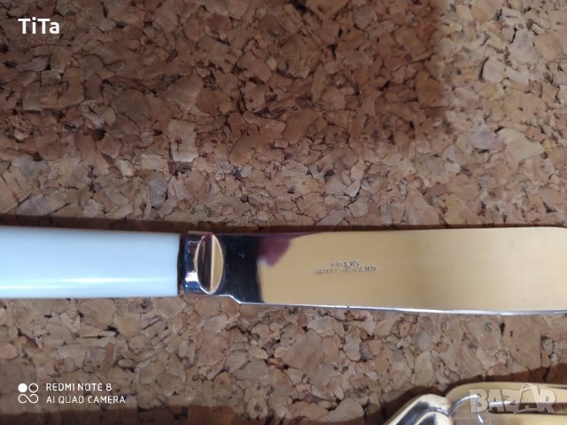 Английски посребрени прибори за риба или десерт, снимка 2 - Прибори за хранене, готвене и сервиране - 34178678