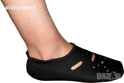 Обувки (цвички) за йога и пилатес от неопрен с противоплъзгаща се гумена подметка. Направени от мек , снимка 3 - Йога - 36172075