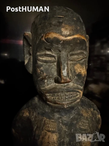 Древна Африканска статуетка, снимка 3 - Антикварни и старинни предмети - 51067213