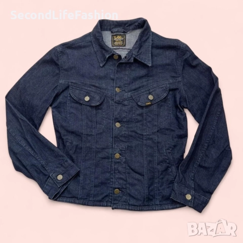 Дамско дънково Яке LEE Blue Vintage Denim Slim Fit, размер XL