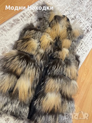 Дамски елек естествен косъм