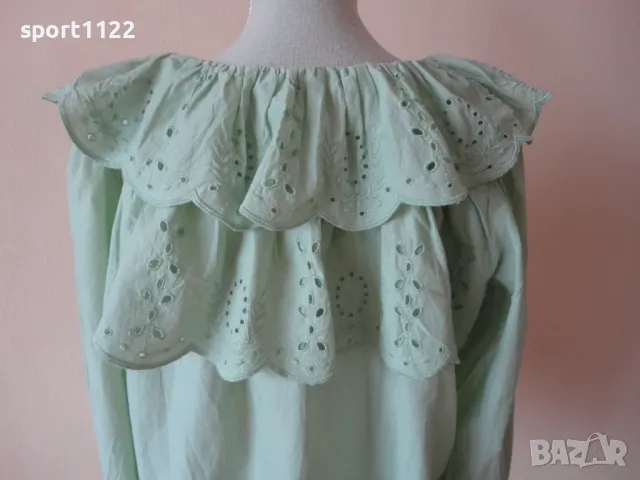 100% памук/S-M/дамска блуза, снимка 6 - Блузи с дълъг ръкав и пуловери - 49261679