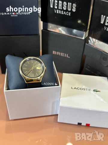 Дамски часовник Lacoste в златист и черен цвят НАМАЛЕН, снимка 3 - Дамски - 42622545