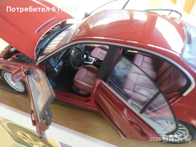 1:18 Метален модел на  BMW 3er 328i Limousine E46 - UT / Minichamps, снимка 16 - Колекции - 53142334