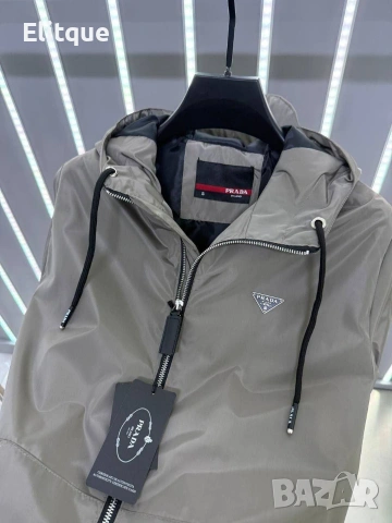 мъжки якета/ ветровки на едро клас оригинал prada, снимка 2 - Якета - 53067674