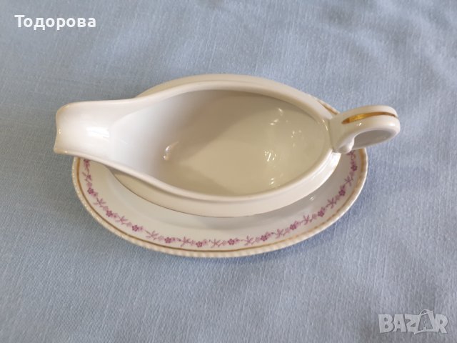 Порцеланова сосиера, снимка 2 - Чинии - 40128723