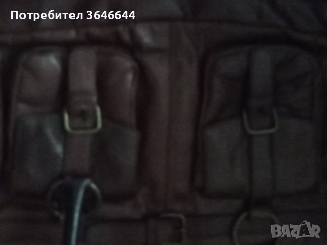 Кожени раница и чанта, снимка 3 - Раници - 41487622