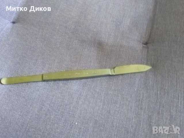 Acier inox made in France тарикатско малко френско ножче скалпел  две позиции 133х40х30мм, снимка 2 - Ножове - 42134337