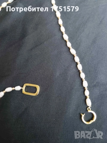 Ново колие с естествени перли, снимка 6 - Колиета, медальони, синджири - 52145544