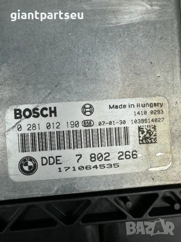 ECU Компютър Двигател за БМВ BMW E60 7802266, снимка 2 - Части - 49262279