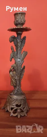 Антикварен,френски свещник!!!, снимка 3 - Антикварни и старинни предмети - 48464443