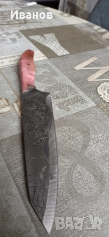 Ръчно гравирани нож, снимка 9 - Други - 53303286
