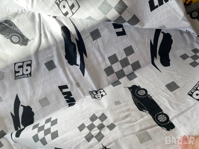 Детски спален комплект Cars LMQ, Колите, 100×135cm, 40×60 cm, 100% памук, снимка 9 - Спално бельо и завивки - 48182917