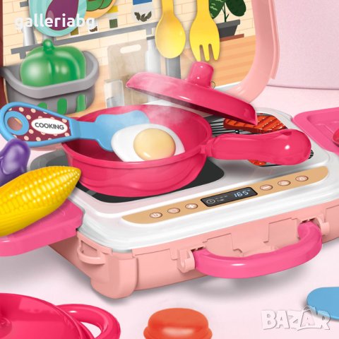 Детска мини кухня в куфарче , снимка 2 - Други - 41625474