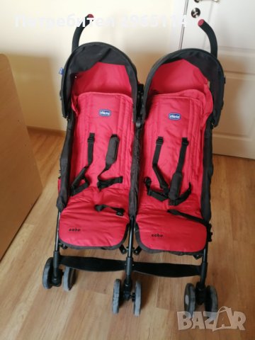 бебешка количка за близнаци CHICCO 'Echo twin', снимка 2 - Детски колички - 41037521