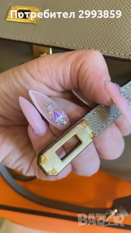 Чанта Кели*ЕРМЕС 25см*Hermes Kelly Mini*Epsom Leather Gold Hardware, снимка 13 - Чанти - 53644303