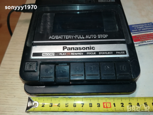 PANASONIC RQ-2102 ВНОС SWISS 1703241048, снимка 2 - Радиокасетофони, транзистори - 44803939