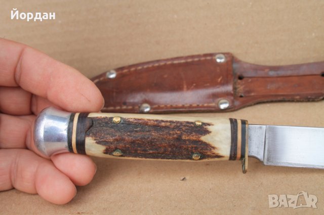 Немски ловен нож, снимка 10 - Антикварни и старинни предмети - 40737400