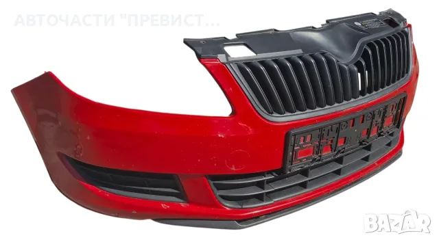 Предна Броня Шкода Фабия 2 Skoda Fabia 2 2007-2014г, снимка 3 - Части - 56046662