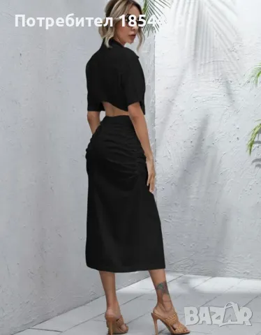 Дамска рокля тип риза, снимка 2 - Рокли - 49227767