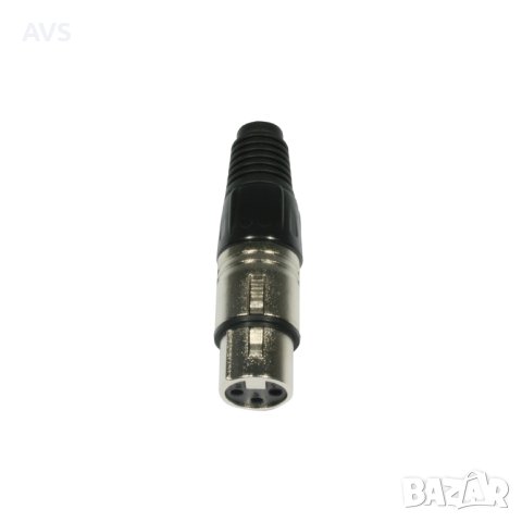 Женски XLR конектор канон 3 пинов, снимка 1