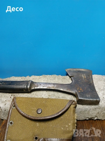 Стара руска изцяло метална туристическа секира 1965г., снимка 6 - Други ценни предмети - 53476880