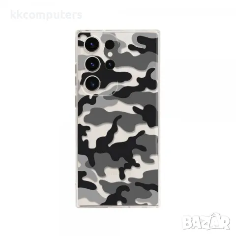 Калъф силикон ART Камуфлаж за Samsung Galaxy S24 Plus / Прозрачен / Баркод : 3130233, снимка 4 - Калъфи, кейсове - 47776986
