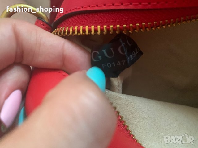 Дамска чанта Gucci (Marmont MATELASSÉ small Shoulder bag, снимка 13 - Чанти - 41450363