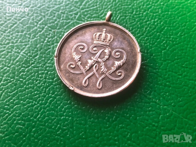 стар немски сребърен медал "ВОИНСКИ ЗАСЛУГИ" - WWI - Прусия - ОРИГИНАЛ, снимка 4 - Антикварни и старинни предмети - 51863589