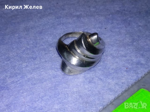 ЕЛЕГАНТЕН СРЕБЪРЕН АР НУВО СТИЛ ДАМСКИ ПРЪСТЕН СРЕБРО 925 МАЙСТОРСКА РЕТРО ИЗРАБОТКА 37868, снимка 5 - Пръстени - 40762620