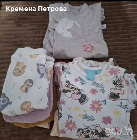 Лот бебешки дрешки за момиче размер 62, снимка 1