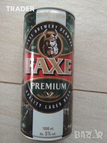 алуминиева кутийка от бира кен FAXE 