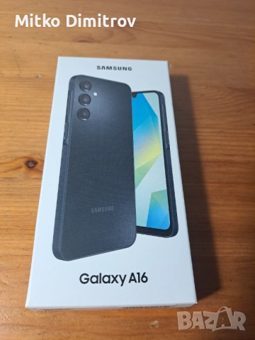 Смартфон Samsung Galaxy A16, Dual SIM, 128GB, 4GB RAM, 4G, Black