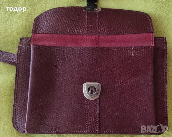 Перфекна Мъжка Кожена Чантичка Чисто НОВА, снимка 5 - Чанти - 40308960