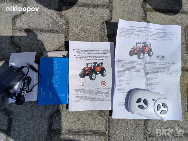 TEXAS акумулаторен трактор HARVEST червен, снимка 10 - Други - 53849439