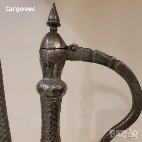 прекрасен масивен османски турски ибрик, снимка 4 - Антикварни и старинни предмети - 47680632