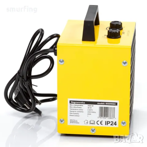 Електрически калорифер Mar-Pol 3kw 210м3/час, снимка 5 - Други инструменти - 48306552