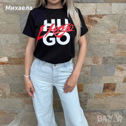 Дамски памучни тениски - 27 лв., снимка 6 - Тениски - 52656308