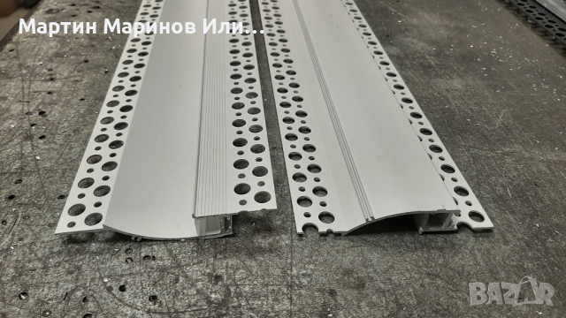 Алуминиев Профил за LED лента.Скрито осветление за Под.Профил за вграждане, снимка 2 - Лед осветление - 36251269