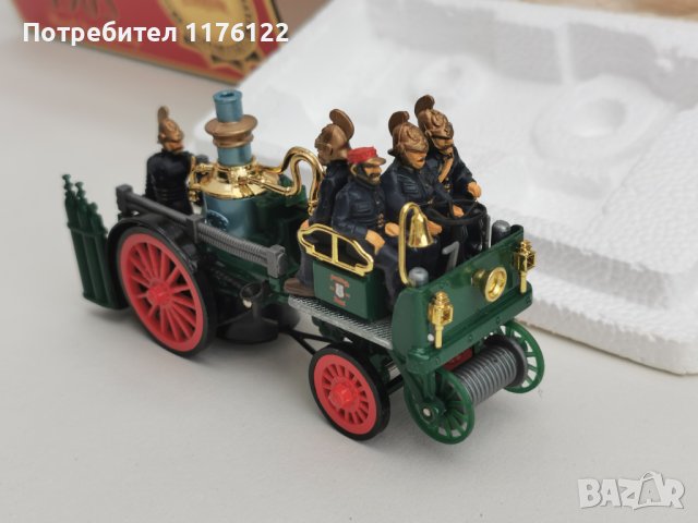 Matchbox MOY YS-43 1905 Busch Self Propelled Fire Engine Мачбокс Пожарна Кола Олдтаймер, снимка 5 - Колекции - 41524945