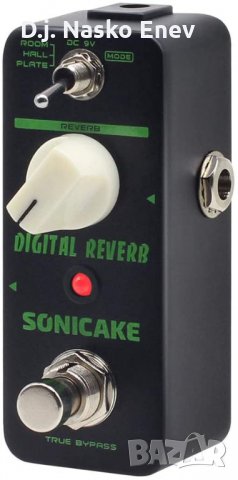 SONICAKE Digital Reverb Room Hall Plate Guitar Effects Pedal - Реверб педал за ел китара /НОВ/, снимка 1 - Китари - 35978475