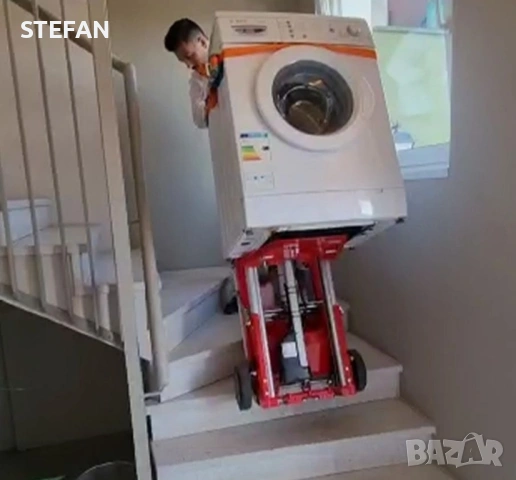 качване на тежки предмети по стълби с електрическа количка, хамалски услуги , снимка 2 - Други услуги - 53222236