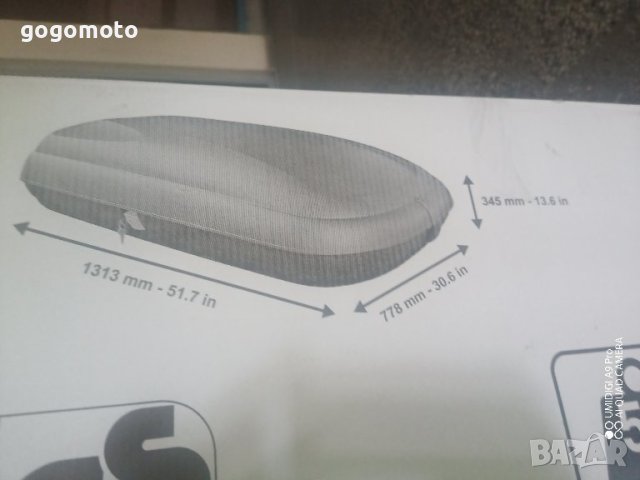 ауто бокс, куфар за кола , КАТО НОВ auto box+TUF SERTIFICAT, снимка 3 - Аксесоари и консумативи - 41646745